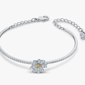 NWOTSwarovski Eternal Flower bangle Flower, Yellow, Mixed metal finish Bracelet